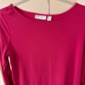 Susan Graver Magenta Knit Long Sleeve Top – Size M